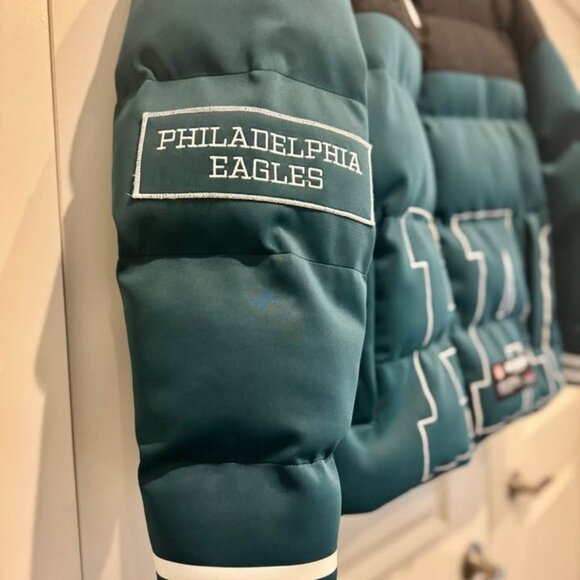 Unisex Midnight Green Philadelphia Eagles Off Season x NFL Team Puffer Jacket - Picture 4 of 9